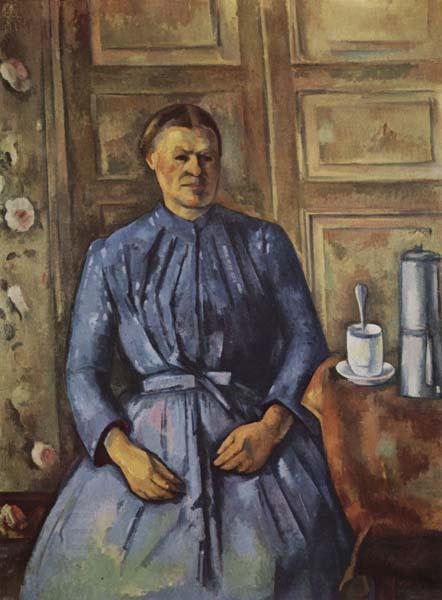 Paul Cezanne Woman with a  Coffee Pot